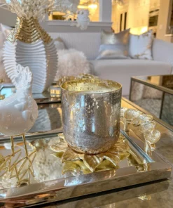 Inspire Me! Home Decor Gold Sunflower Coaster