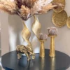 Inspire Me! Home Decor Gold Textured Metal Elephant Decor