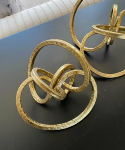 Inspire Me! Home Decor Gold Textured Abstract Sculpture (2 Sizes) 10 Inspire Me! Home Decor Gold Textured Abstract Sculpture (2 Sizes)