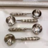 Inspire Me! Home Decor Silver Hammered Handle Spoons (Set Of 4)